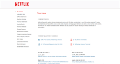 Desktop Screenshot of ir.netflix.com